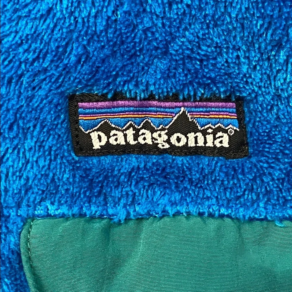 Patagonia Re-Tool Snap T Fleece Pullover PolarTec Thermal Blue Green Size S - Picture 5 of 14